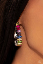 Load image into Gallery viewer, Rainbow Range - Multi hoop earring NOV 2023 LOP A101
