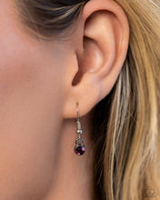 Load image into Gallery viewer, For the Most HEART - Purple NECKLACE BLACK DIAMOND EXCLUSIVE E049