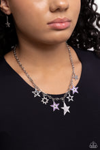 Load image into Gallery viewer, Starstruck Sentiment - Purple necklace E010