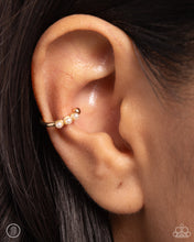 Load image into Gallery viewer, Ballerina Backdrop - Gold ear cuff earring A029