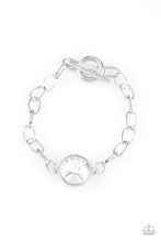 Load image into Gallery viewer, She Sparkles On - White necklace plus matching bracelet All Aglitter - White 2138