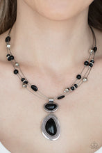 Load image into Gallery viewer, Discovering New Destinations - black necklace 812