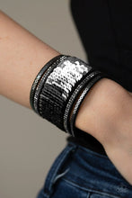 Load image into Gallery viewer, Heads Or Mermaid Tails - Black urban bracelet B128
