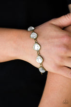 Load image into Gallery viewer, $2 pc SET: The Imperfectionist - Brass necklace + bracelet Perfect Imperfection - Brass E094