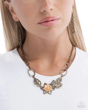 Load image into Gallery viewer, Malibu Meditation - Brass Necklace F032
