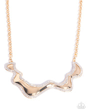 Load image into Gallery viewer, Wavy Wonder - gold necklace 2026 GIMME THE GLITZ EXCLUSIVE B034
