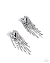 Load image into Gallery viewer, Gimme the Glitz 2026 Sentimental Strands - white post earring C003

