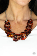 Load image into Gallery viewer, Red Haute Mama - Brown Necklace C027
