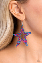 Load image into Gallery viewer, Rockstar Energy - Blue earring A100
