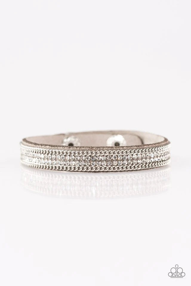 Babe Bling - Silver snap Bracelet A020