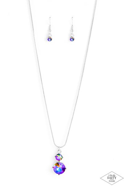 Top Dollar Diva - Multi necklace Pink Diamond D076