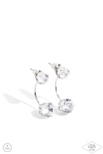 Load image into Gallery viewer, Starlet Squad - Silver double-sided Earring Black Diamond Encore B074
