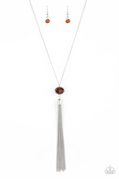 Socialite of the Season - Brown necklace c031