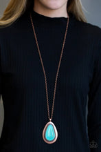 Load image into Gallery viewer, Badlands to the bone - Copper Necklace F017
