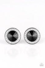 Load image into Gallery viewer, WHAT SHOULD I BLING - BLACK POST EARRING E072
