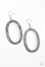 Load image into Gallery viewer, RHINESTONE REBEL - SILVER EARRING C032
