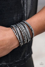 Load image into Gallery viewer, A Wait-and-SEQUIN Attitude- silver urban bracelet C028
