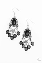 Load image into Gallery viewer, Southern Sandstone - Black earring C032
