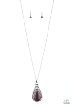 Load image into Gallery viewer, Enchanted Eden - Purple necklace F031
