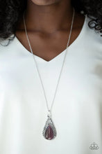 Load image into Gallery viewer, Enchanted Eden - Purple necklace F031
