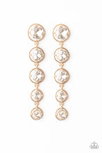 Load image into Gallery viewer, DRIPPIN IN STARLIGHT - GOLD POST EARRING E072
