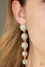 Load image into Gallery viewer, DRIPPIN IN STARLIGHT - GOLD POST EARRING E072

