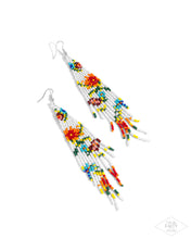 Load image into Gallery viewer, Beaded Gardens - White earring G049
