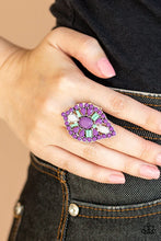 Load image into Gallery viewer, JUNGLE JEWELRY - PURPLE RING A044
