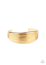 Load image into Gallery viewer, Off The Cuff Couture - Gold cuff bracelet B055
