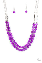 Load image into Gallery viewer, Summer Surprise - purple necklace D021

