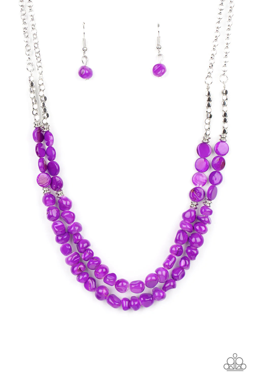 Summer Surprise - purple necklace D021