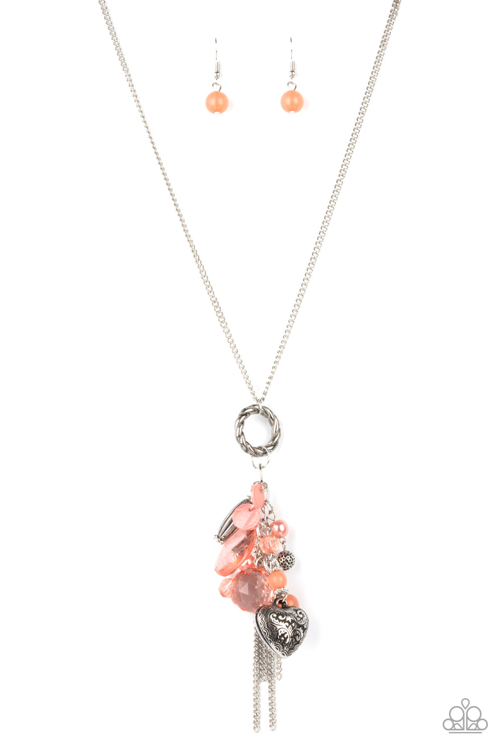 AMOR to Love - Orange necklace E003
