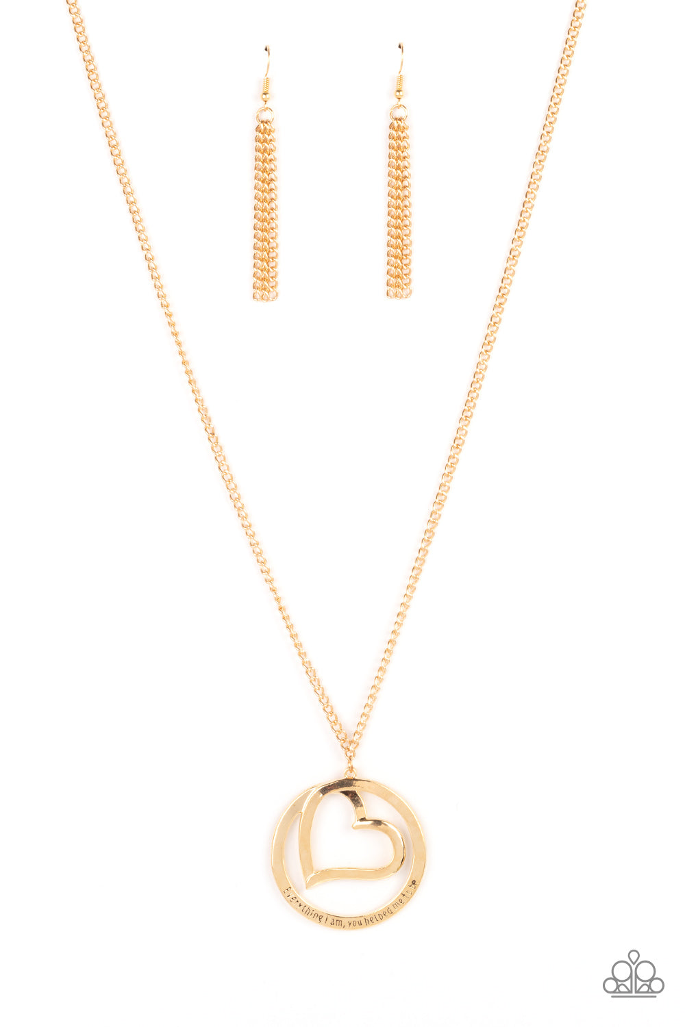 Positively Perfect - Gold necklace C029