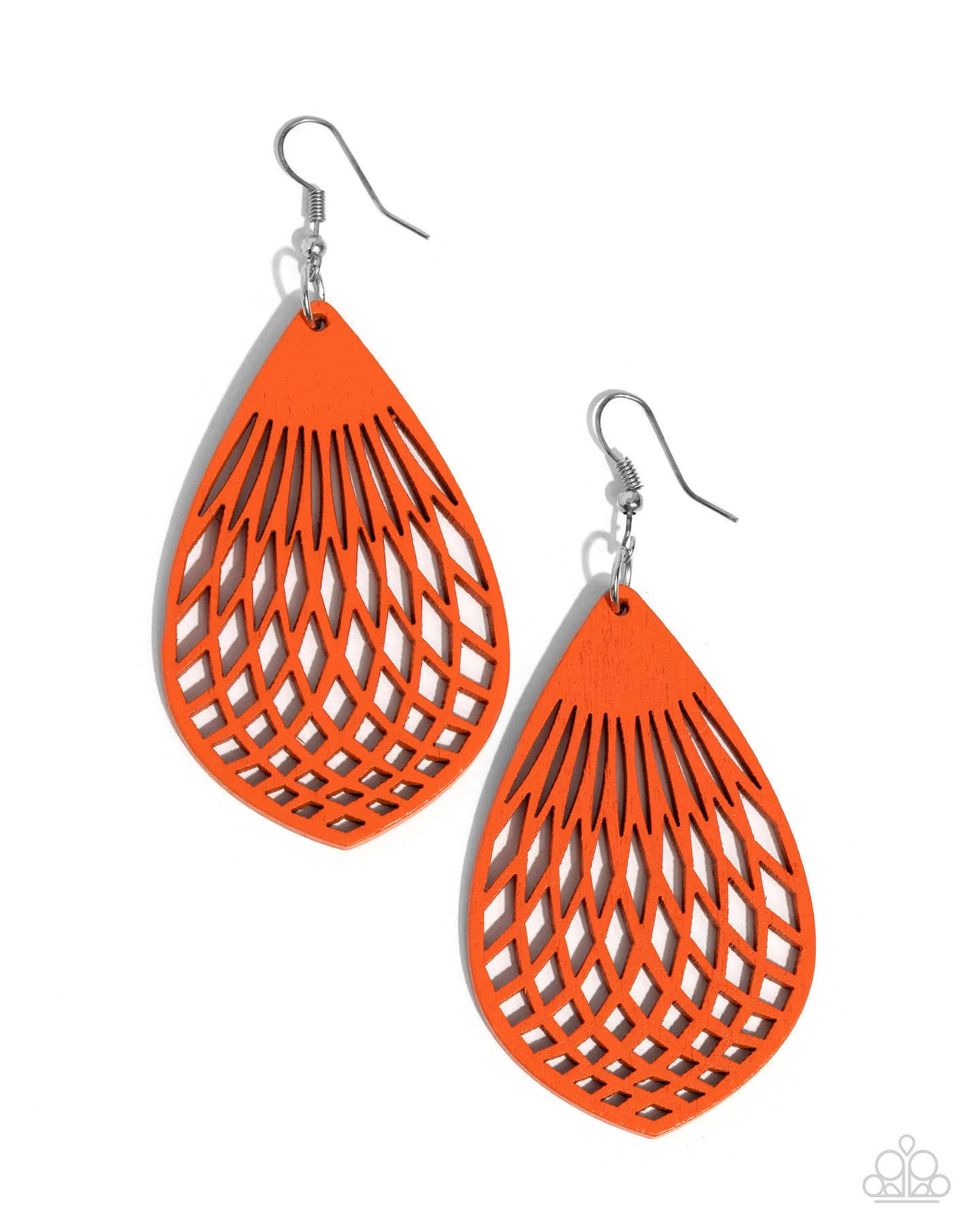 Caribbean Coral - Orange earring B120