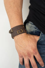 Load image into Gallery viewer, Bronco Bustin' Buckles - Brass snap bracelet C016
