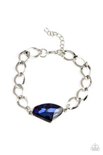 Load image into Gallery viewer, Galactic Grunge - blue bracelet C004
