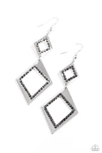 Load image into Gallery viewer, Deco Decoupage - Silver earring A053
