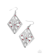 Load image into Gallery viewer, Pumped Up Posies Red earring D021
