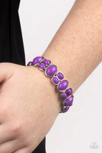 Load image into Gallery viewer, Tic Tac Dance - Purple bracelet C029
