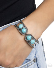 Load image into Gallery viewer, Desert Myth - Blue hinge bracelet B029
