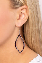 Load image into Gallery viewer, Prosperous Prospects - Purple earring F035
