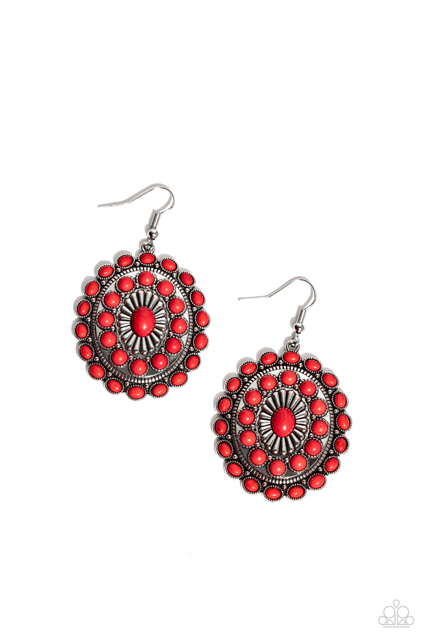 Bohemian Badlands - Red earring D004