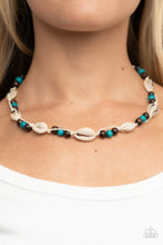 Load image into Gallery viewer, Bermuda Beachcomber - Blue urban necklace C030
