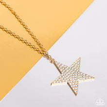 Load image into Gallery viewer, Rock Star Sparkle - gold necklace C030
