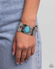 Load image into Gallery viewer, Canyon Cantina - Blue cuff bracelet
