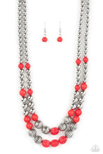 Load image into Gallery viewer, Country Road Trip - Red Necklace A083
