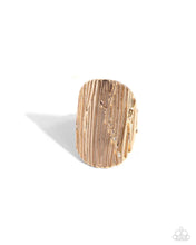 Load image into Gallery viewer, Thrilling Timber - Gold ring G105
