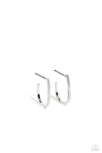Load image into Gallery viewer, Admirable Arches - Silver mini hoop earring D044
