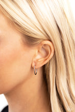Load image into Gallery viewer, Admirable Arches - Silver mini hoop earring D044
