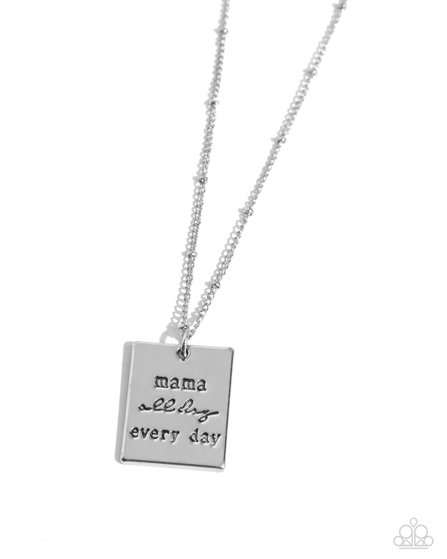 Mama MVP - Silver necklace B111